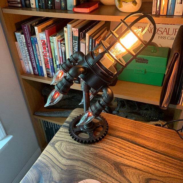 Steam Punk Rocket Lamp - Lamylie