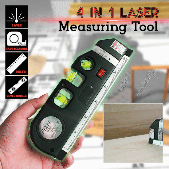 Laser Level Tool for Straight Lines - Easy to Use Like a Pro - Lamylie