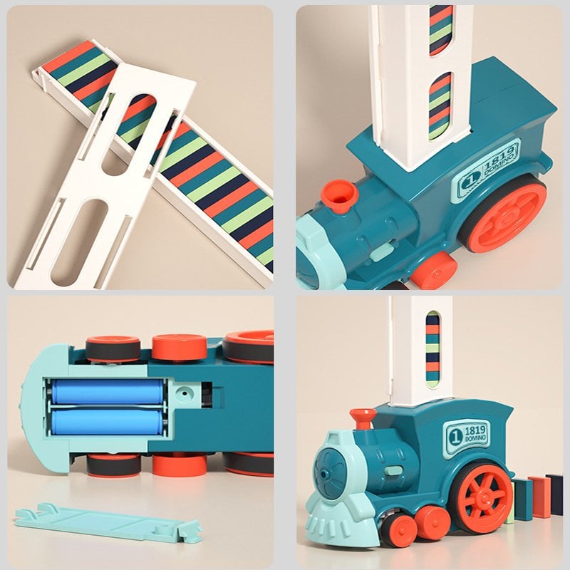 Train électrique pour un plaisir sans fin avec les dominos - Lamylie