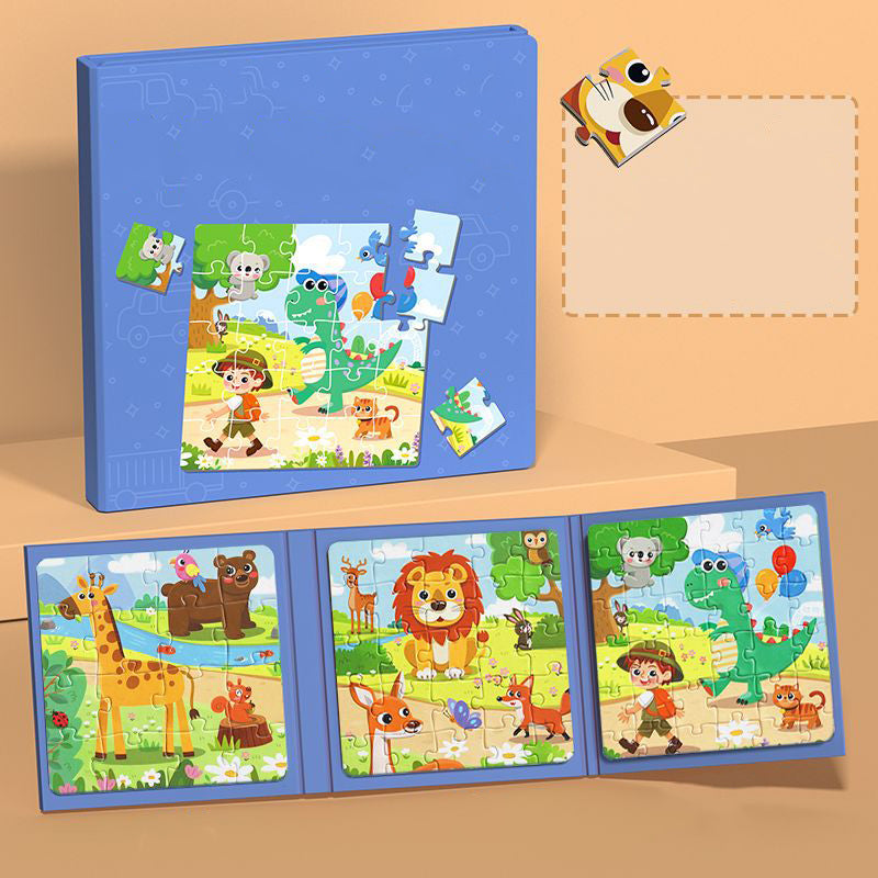 Magnetic Puzzle Book for Kids – Instant Favorite! - Lamylie
