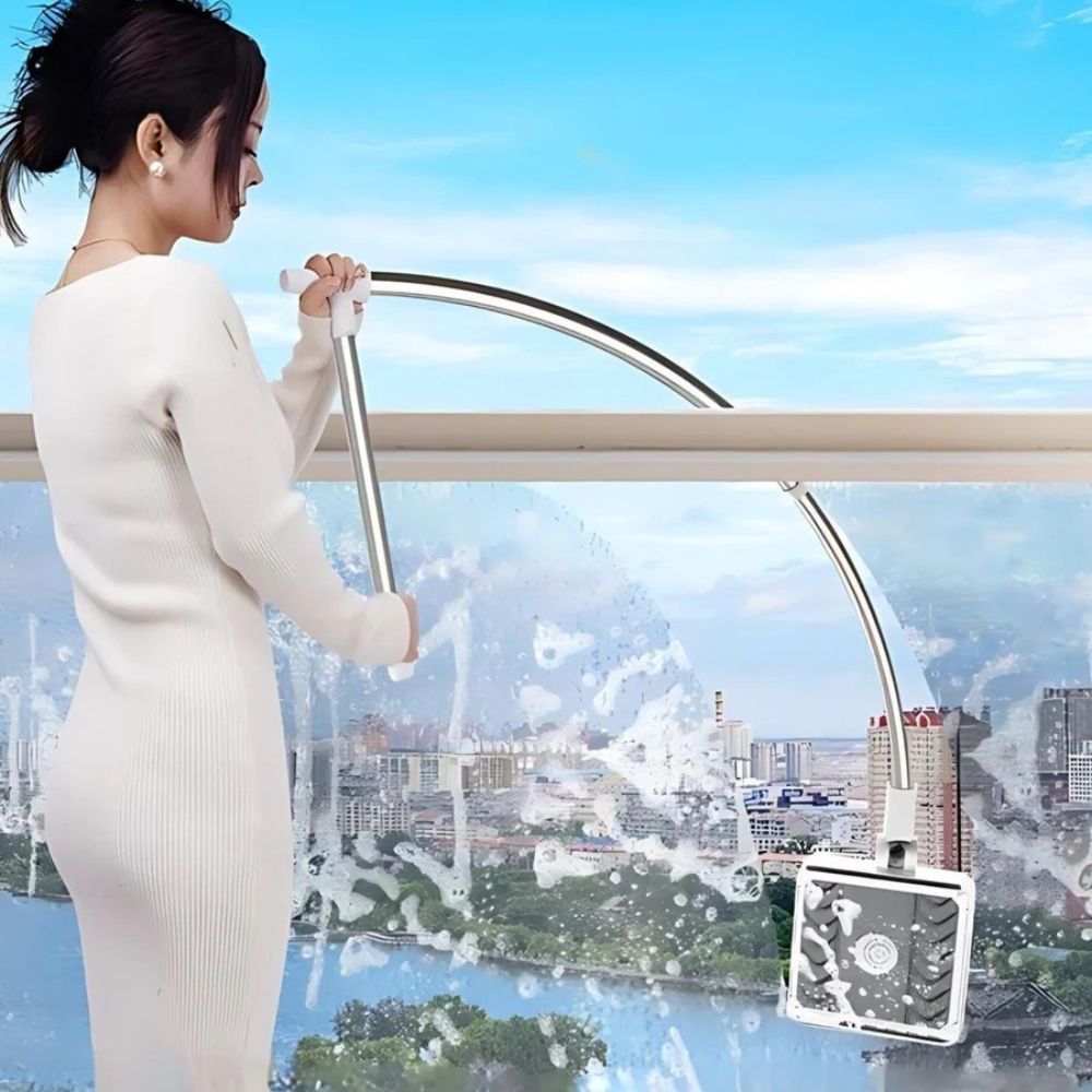 GlideShine Duo - Redefining Window Cleaning: Safe, Fast, Streak-Free Inside and Out! - Lamylie