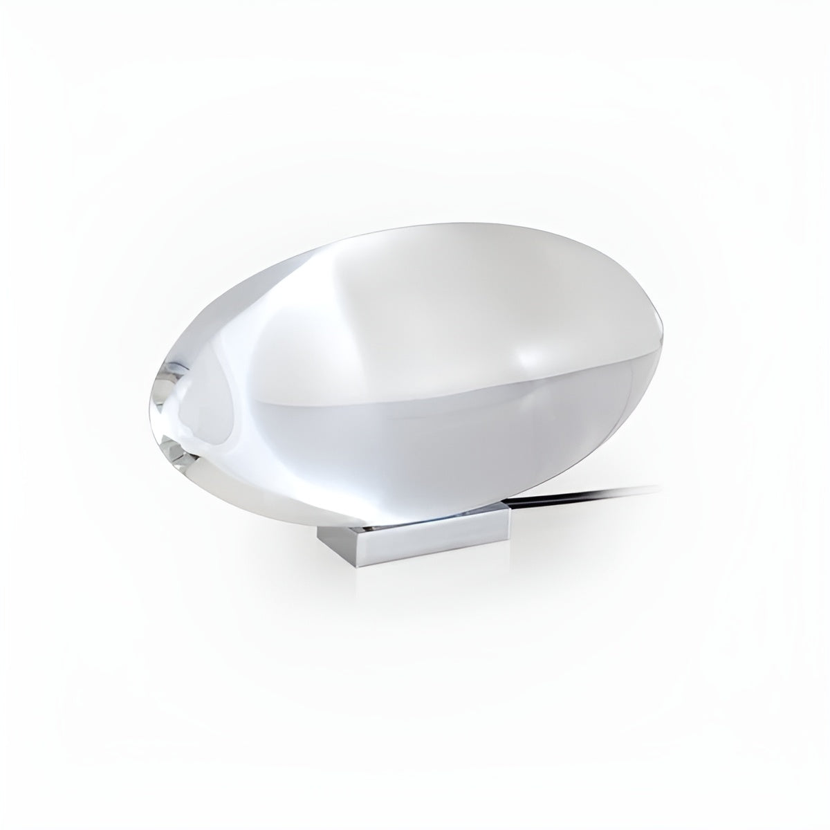 Oval Shaped Table Lamp with Cozy Ambient Lighting - Lamylie
