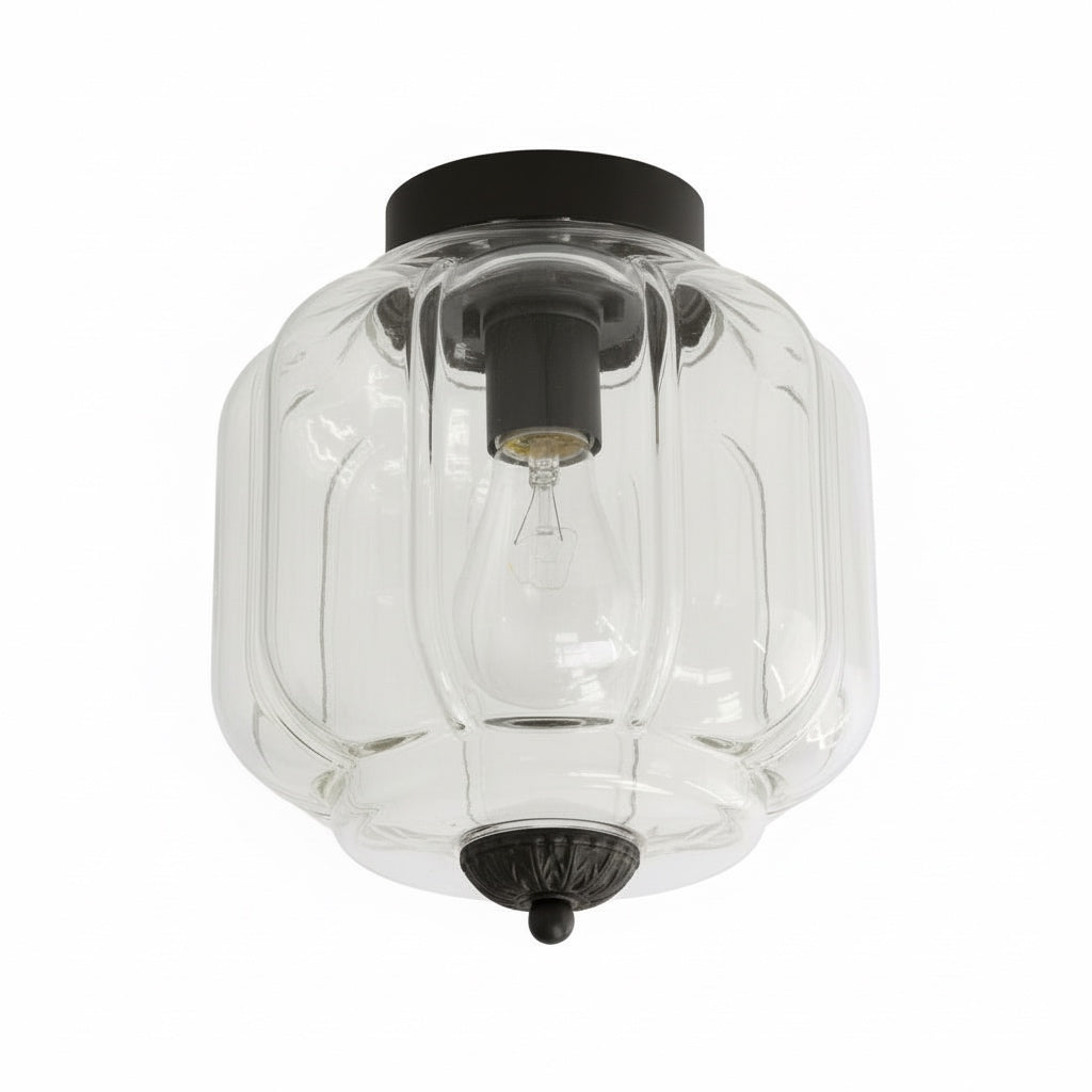 Ceiling Lamp Milk Glass Shade Modern Lighting Scandinavian Style Living Room Dining Room Bedroom Flush Mount - Lamylie