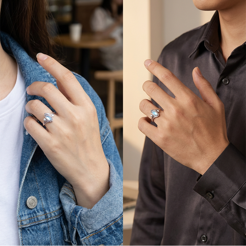 Moonstone Ring – Ignite Your Inner Glow and Attract Attention - Lamylie