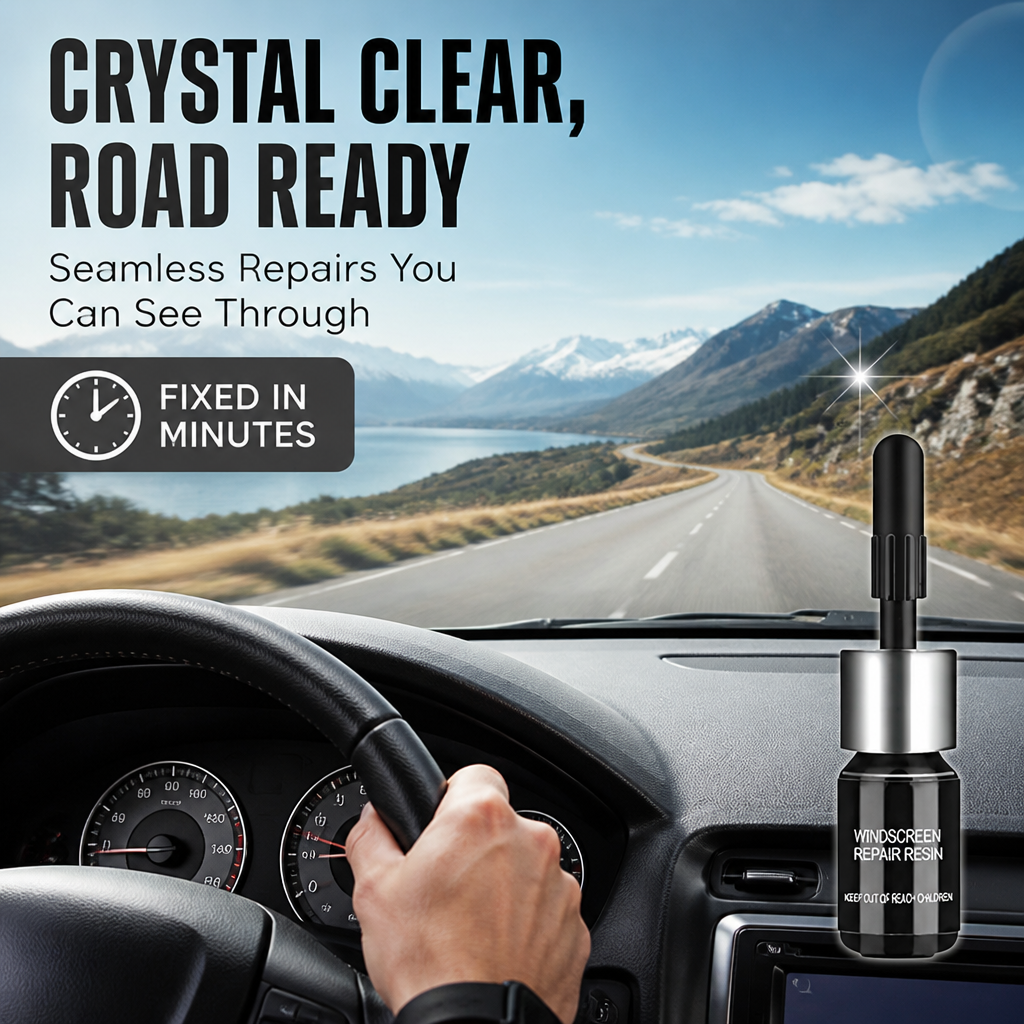 CrystalGuard Repair Kit — Clear, Strong Glass That Stops Cracks Cold in Minutes - Lamylie