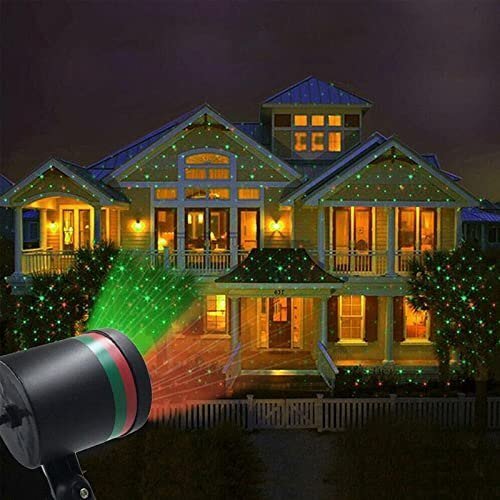 Laser Light Projector with Galactic Rain Effect - Lamylie