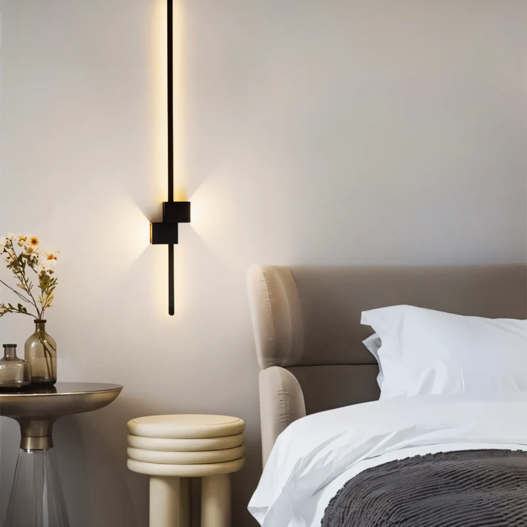 LumiNova minimalistisk LED-vegglampe — ren, moderne silhuett