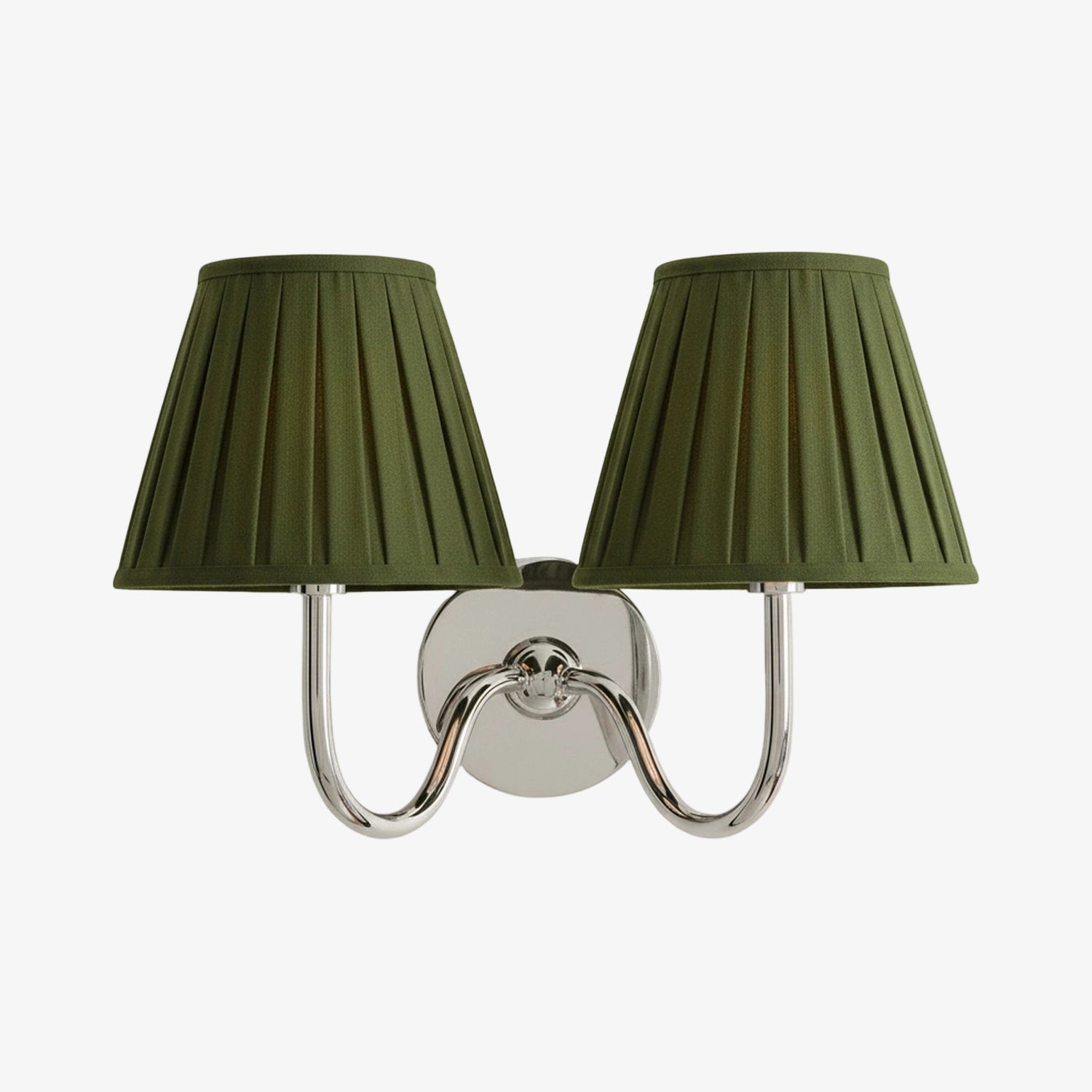 Wall Lamp with Pleated Fabric Shade | Classic Lighting for Bedroom and Living Room - Lamylie