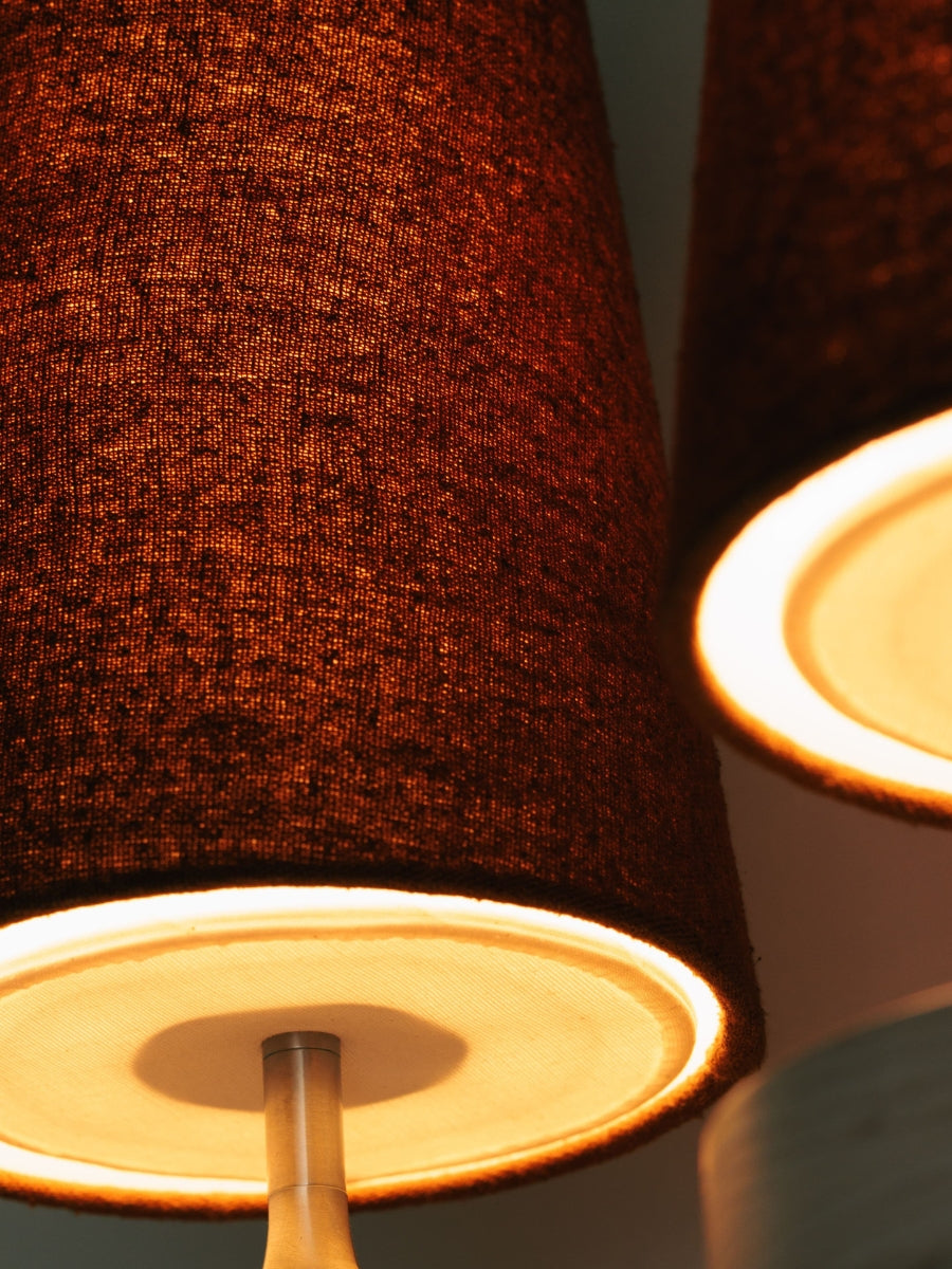 Retro Wall Lamp with Fabric Shade | Vintage Lighting for Bedroom - Lamylie