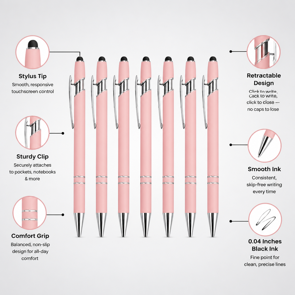 CheekyClick Stylus Pen Set — Turn Every Task Into a Smooth, Smile-Powered Win - Lamylie