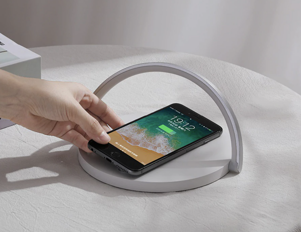 LED Nightstand Lamp with Wireless Charging Pad - Lamylie