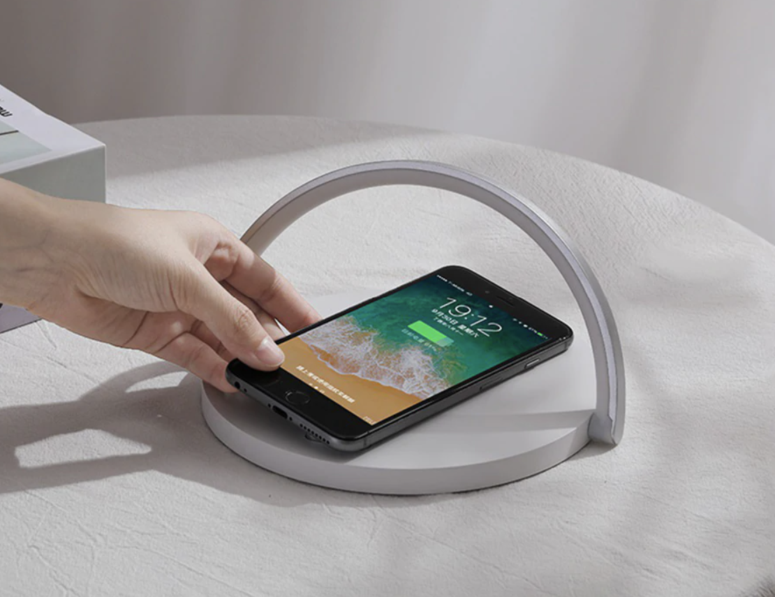 LED Nightstand Lamp with Wireless Charging Pad - Lamylie