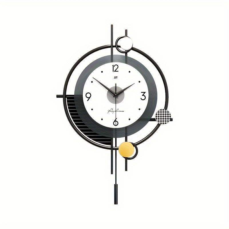 Ceas de perete Aura elegant — mecanism quartz silențios, linii curate