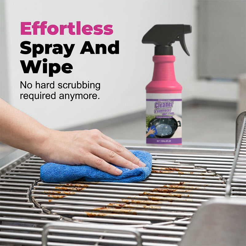 Grill Cleaner - Removes Grease and Dirt for a Like-New Shine! - Lamylie