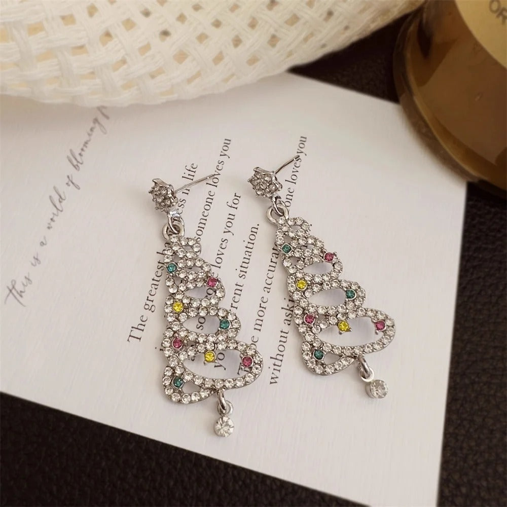 LumaBelle Christmas Earrings — Shine Bright All Season with Featherlight Festive Glam - Lamylie