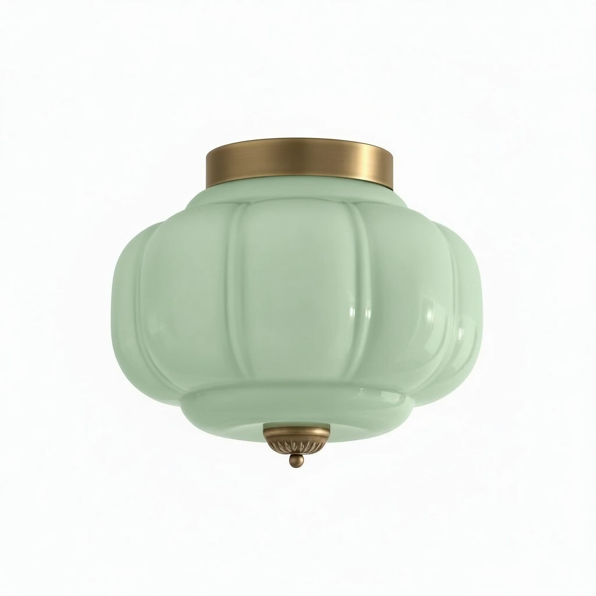Ceiling Lamp Milk Glass Shade Modern Lighting Scandinavian Style Living Room Dining Room Bedroom Flush Mount - Lamylie