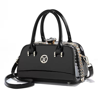 Sac Soirée en Cuir Brillant