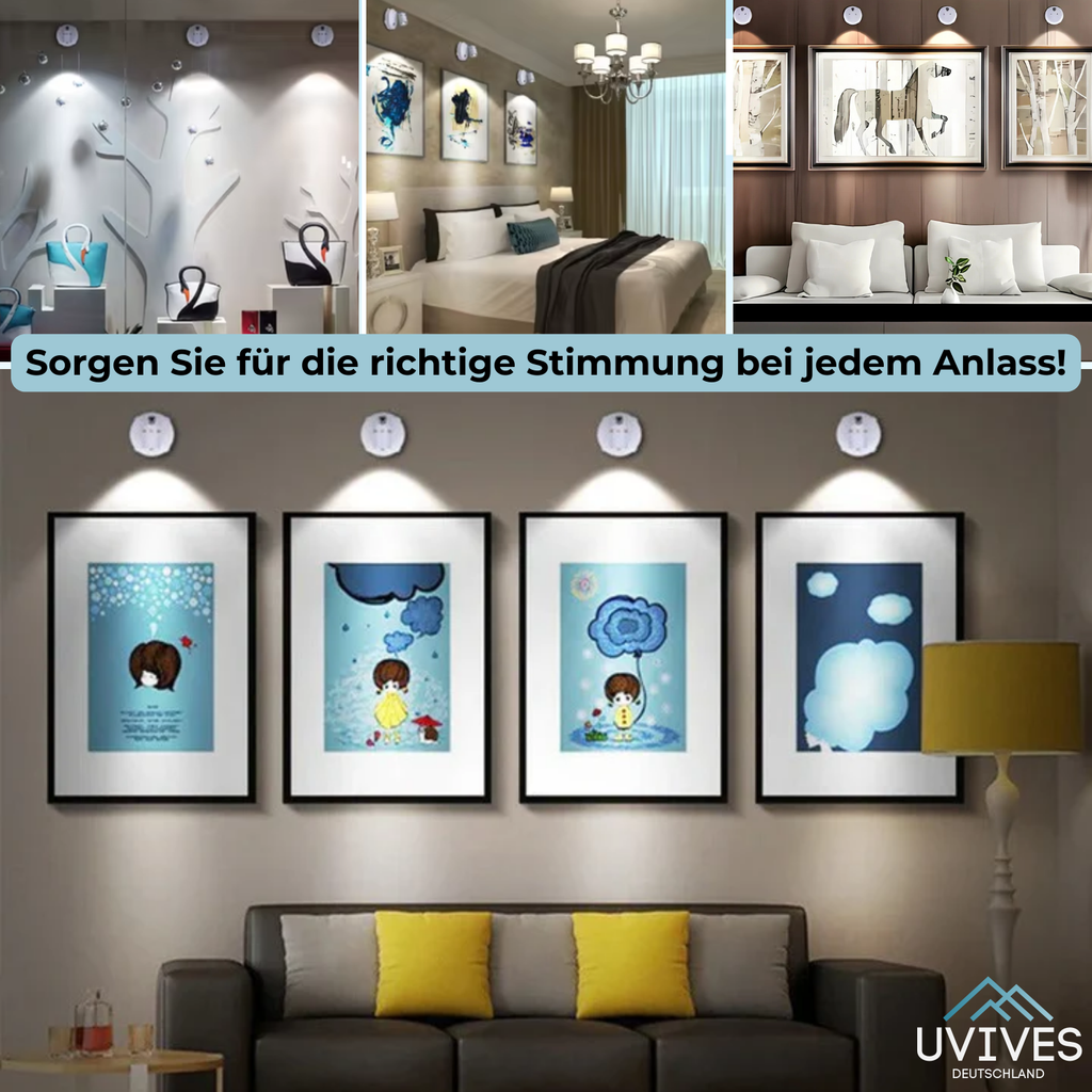 Kabellose LED-Lampe – Dimmbar mit Fernbedienung, kabellos - Lamylie
