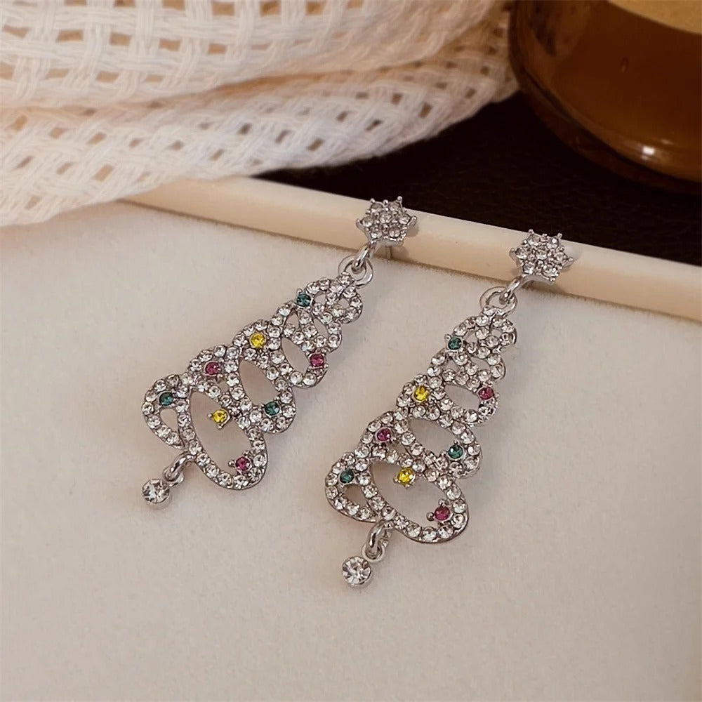 LumaBelle Christmas Earrings — Shine Bright All Season with Featherlight Festive Glam - Lamylie