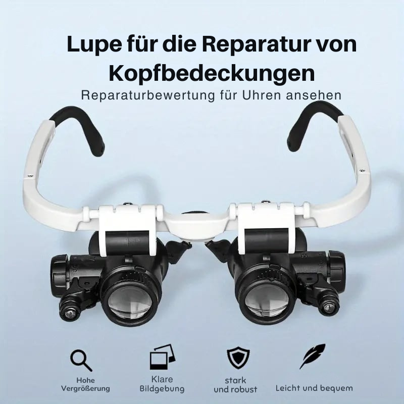Lampe frontale grossissante | Zoom 8–23x | Éclairage LED | Lampe frontale MicroSight – Lamylie