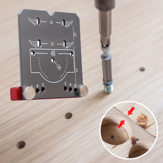 Conjunto de brocas para dobradiças, para uma montagem de mobiliário fácil e perfeita - Lamylie