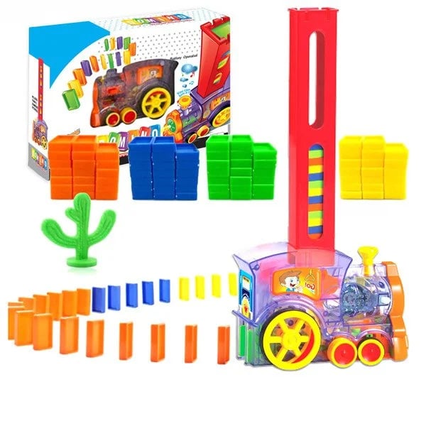Train électrique pour un plaisir sans fin avec les dominos - Lamylie