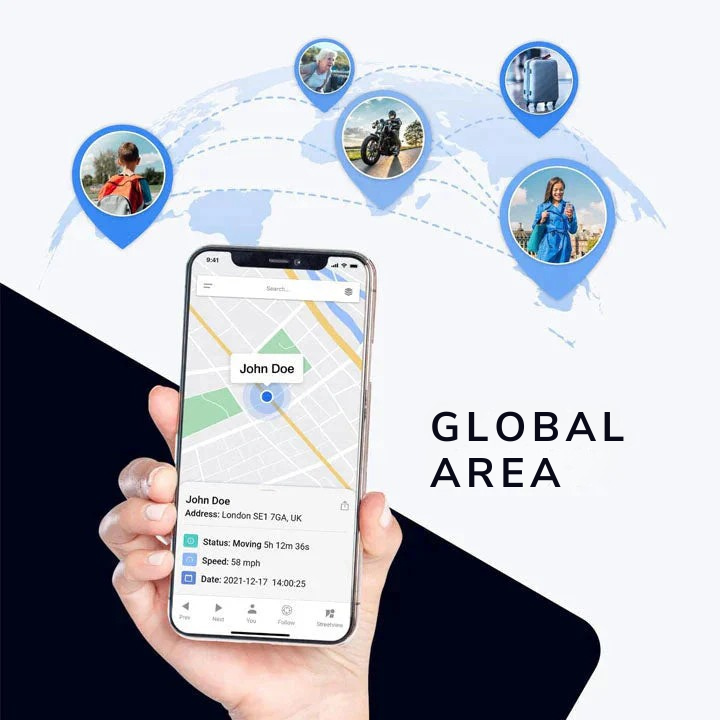 GPS Locator | Magnetic Mount | Live Tracking Through App | SafeTrack - Lamylie
