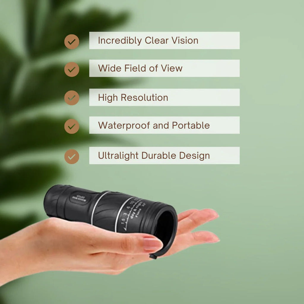 Monocular | Zoom Scope | Weather Resistant | Pocket Telescope - Lamylie