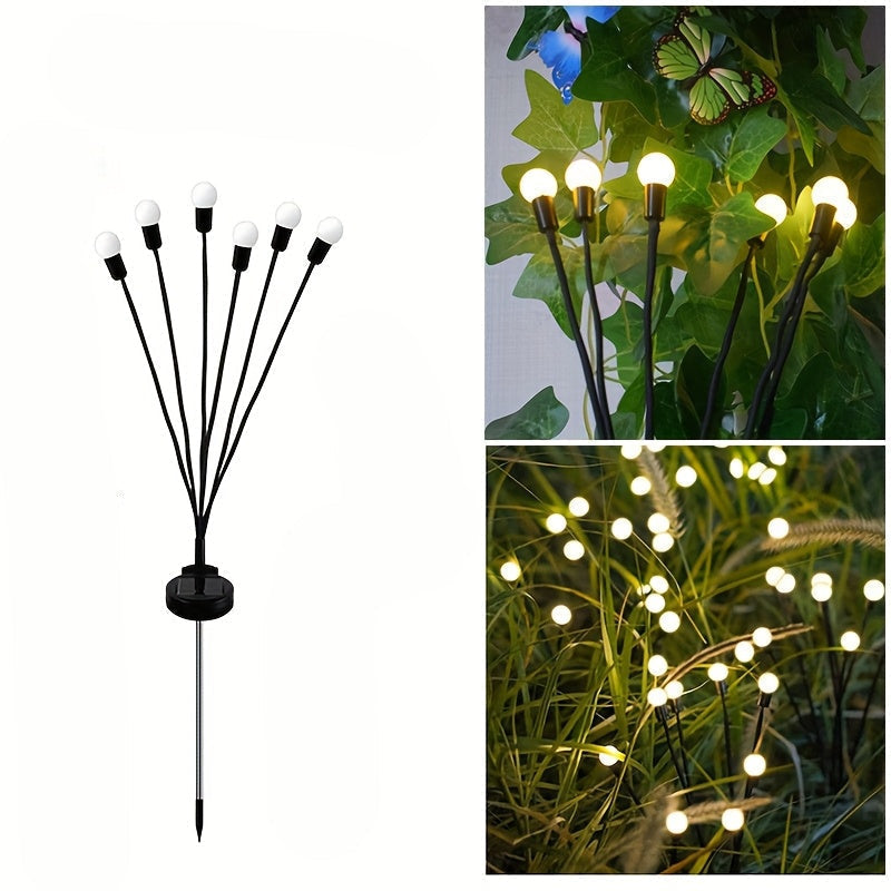 Luces solares LED de suelo Nightflare con efecto de luciérnaga — Configuraciones de 6/8/10 LED