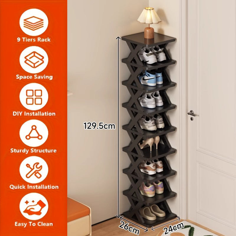 Narrow Shoe Tower Storage Rack - Lamylie