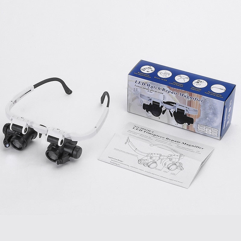 LED Magnifying Glasses for Crystal Clear Detail Viewing - Lamylie