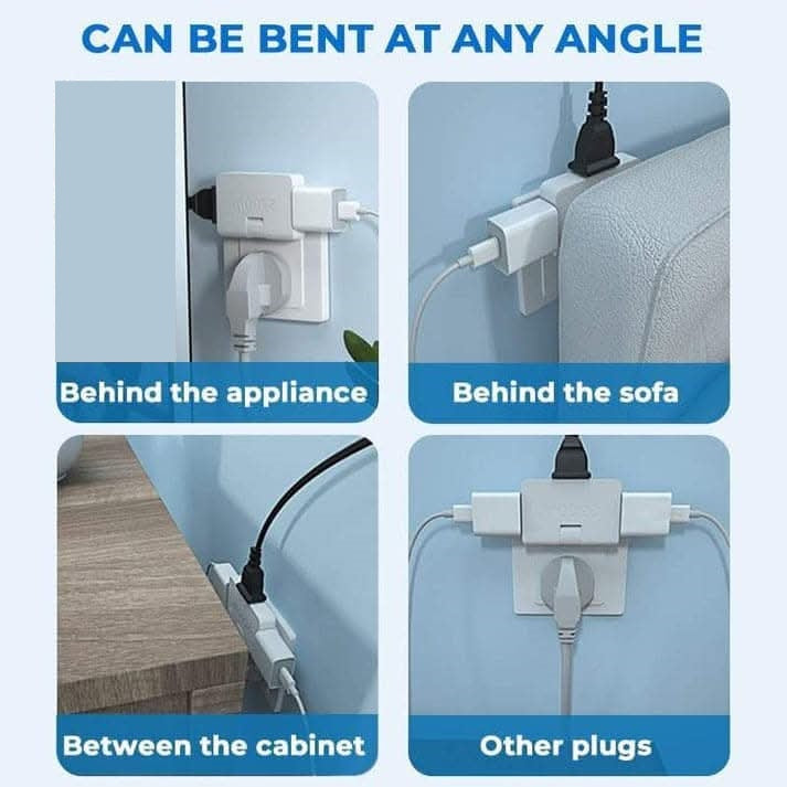 Power Hub – Transform Your Outlet into a Tangle-Free Oasis - Lamylie
