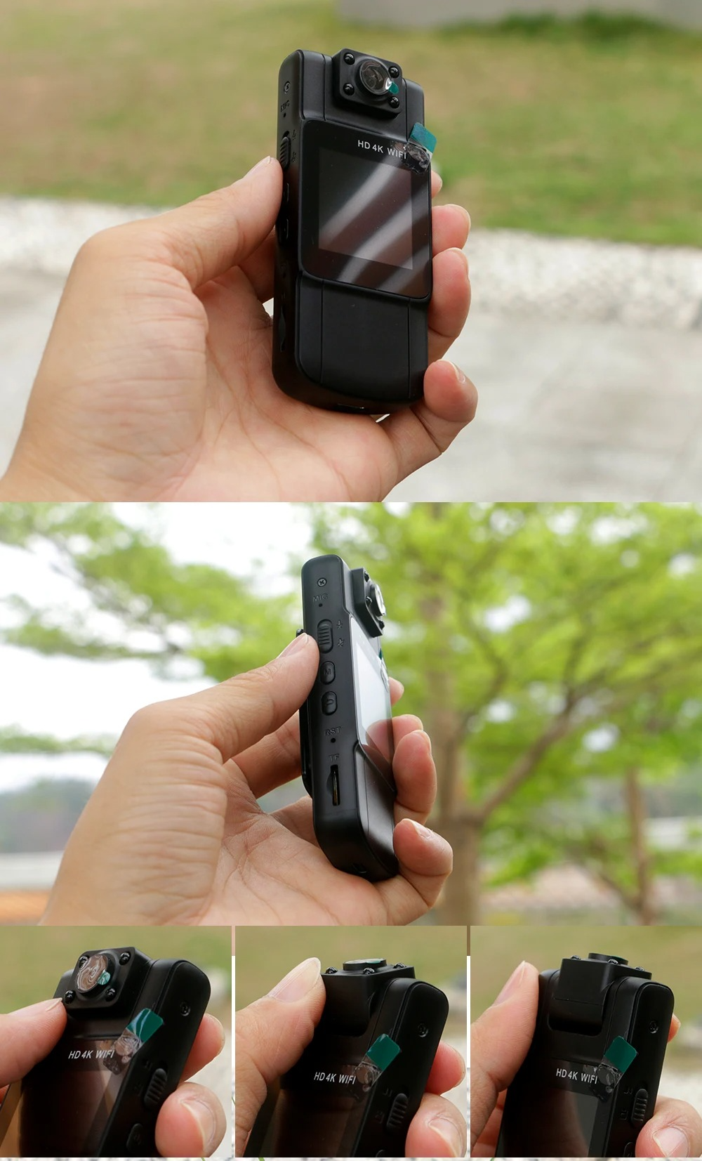 Compact Camera | 4K Video | Swivel Lens | SecureCam - Lamylie