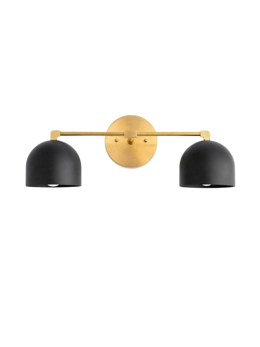 Wall Lamp Dome Shade Mid-Century Retro Design Bathroom Hallway - Lamylie