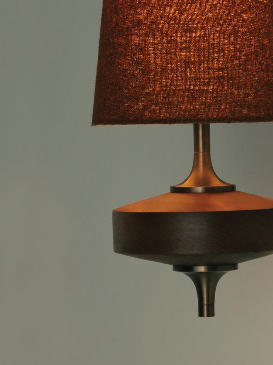 Retro Wall Lamp with Fabric Shade | Vintage Lighting for Bedroom - Lamylie