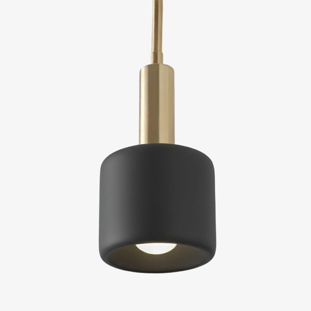 Porcelain Pendant Lamp Minimalist Design White Green Black Orange Yellow Dining Room Kitchen - Lamylie
