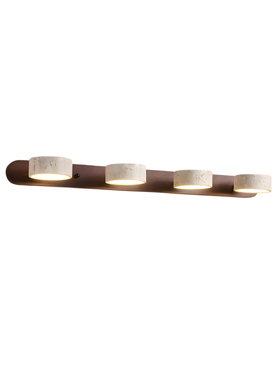 Wall lamp with multiple light points natural stone modern bathroom lighting warm white cool white 2-3-4 lights stone fixture - Lamylie