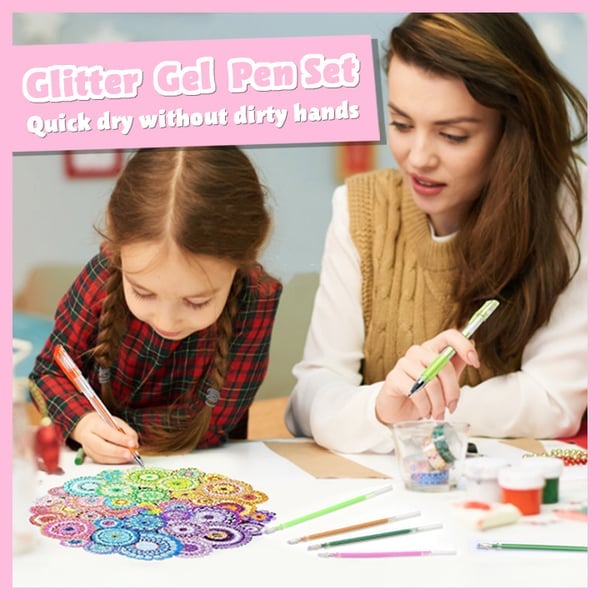 Glittergelpennor | Pennor med metallicbläck | Kladdfri glitterfinish | SparkleInk - Lamylie