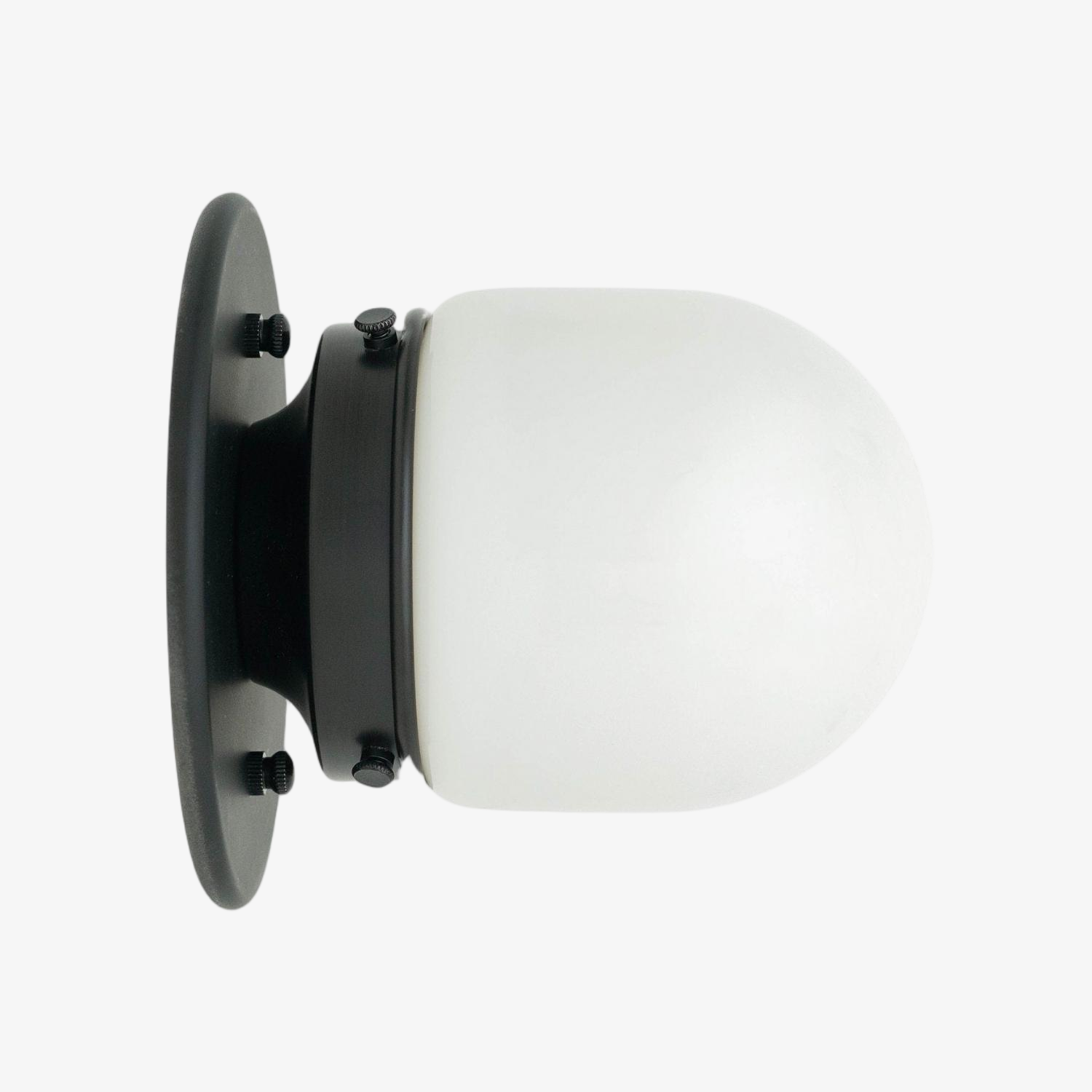 Opal Glass Wall & Ceiling Lamp Dual Function Modern Design Brass - Lamylie
