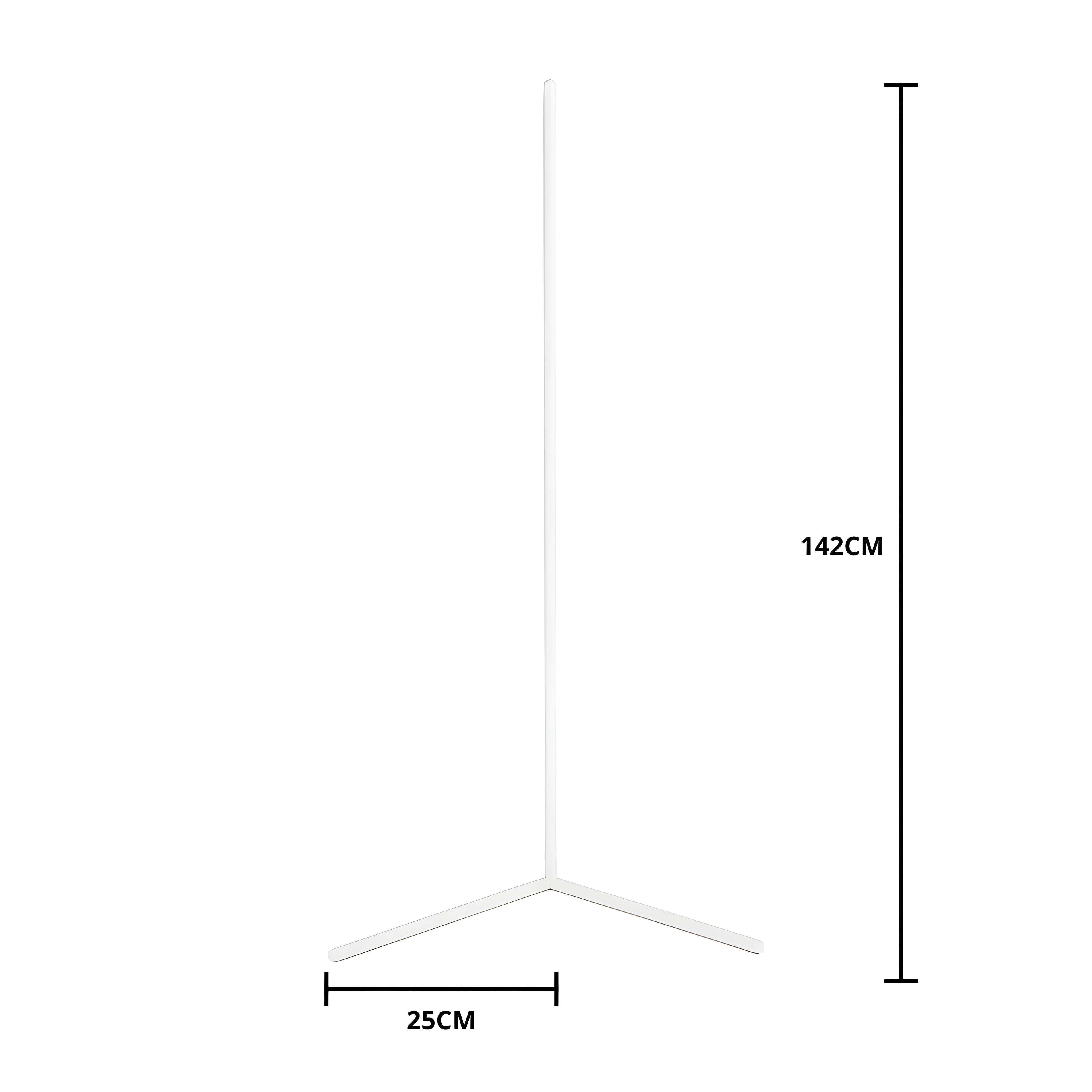 Adjustable LED Corner Floor Lamp with Remote Control - Lamylie