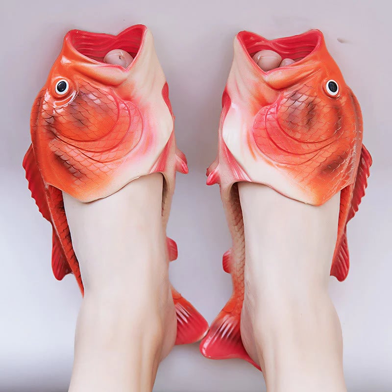 Chaussons en forme de poisson – Transformez chaque pas en un moment de confort et de plaisir sans effort - Lamylie