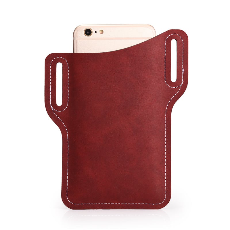 Elegant Leather Belt Bag for Your Smartphone - Lamylie