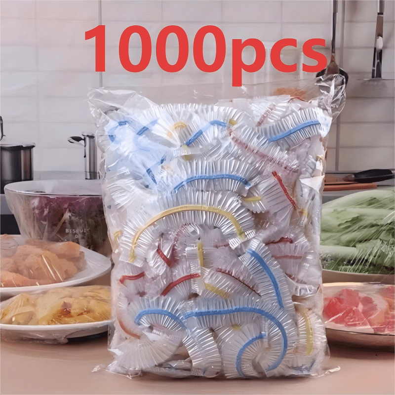 Rugalmas élelmiszertároló-fedelek, 1000 darab, PE-ből - Lamylie