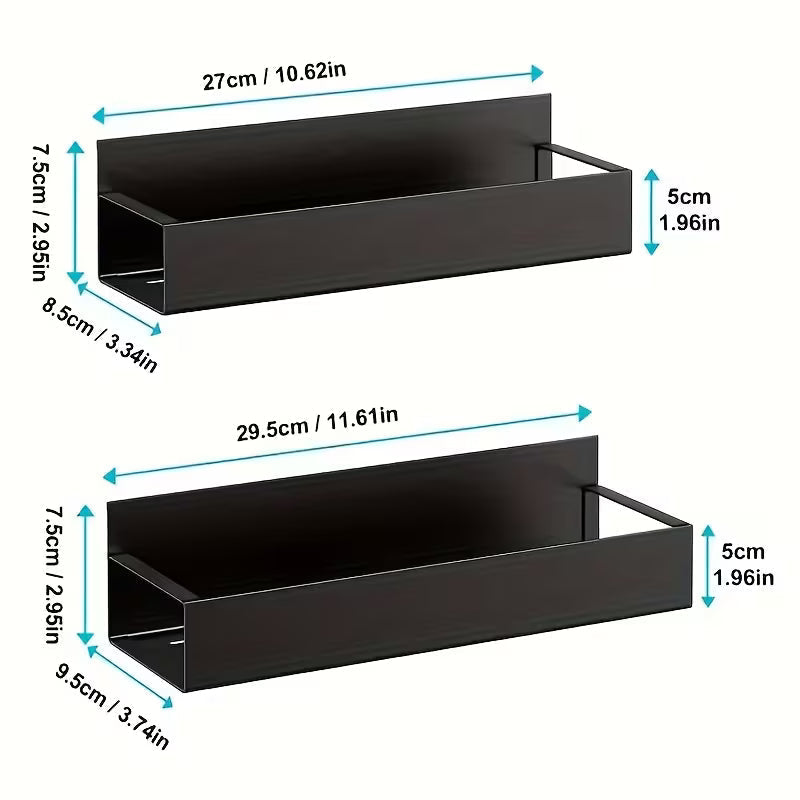 Support magnétique | Étagère latérale sans perçage | Rangement compact | MagniShelf - Lamylie