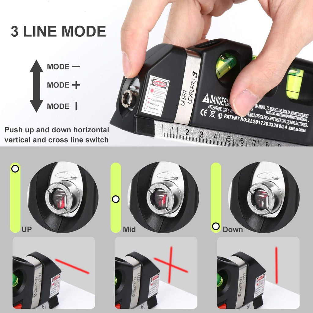 Laser Level Tool for Straight Lines - Easy to Use Like a Pro - Lamylie