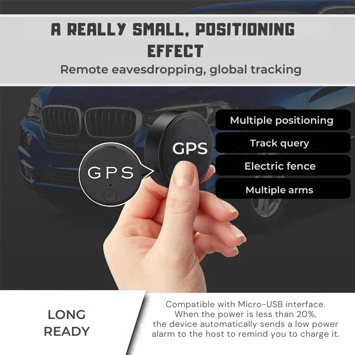 GPS Locator | Magnetic Mount | Live Tracking Through App | SafeTrack - Lamylie