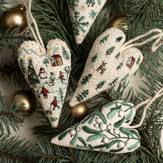 Ručně vyrobený vánoční zázrak – StitchHeart Noel - Lamylie