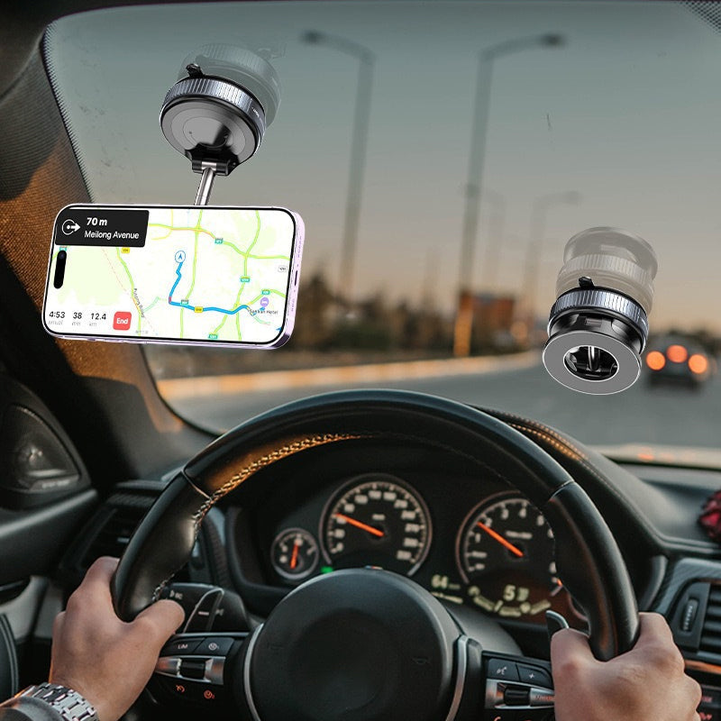 Magnetische Handyhalterung fürs Auto mit Vakuum-Saughalterung – Lamylie