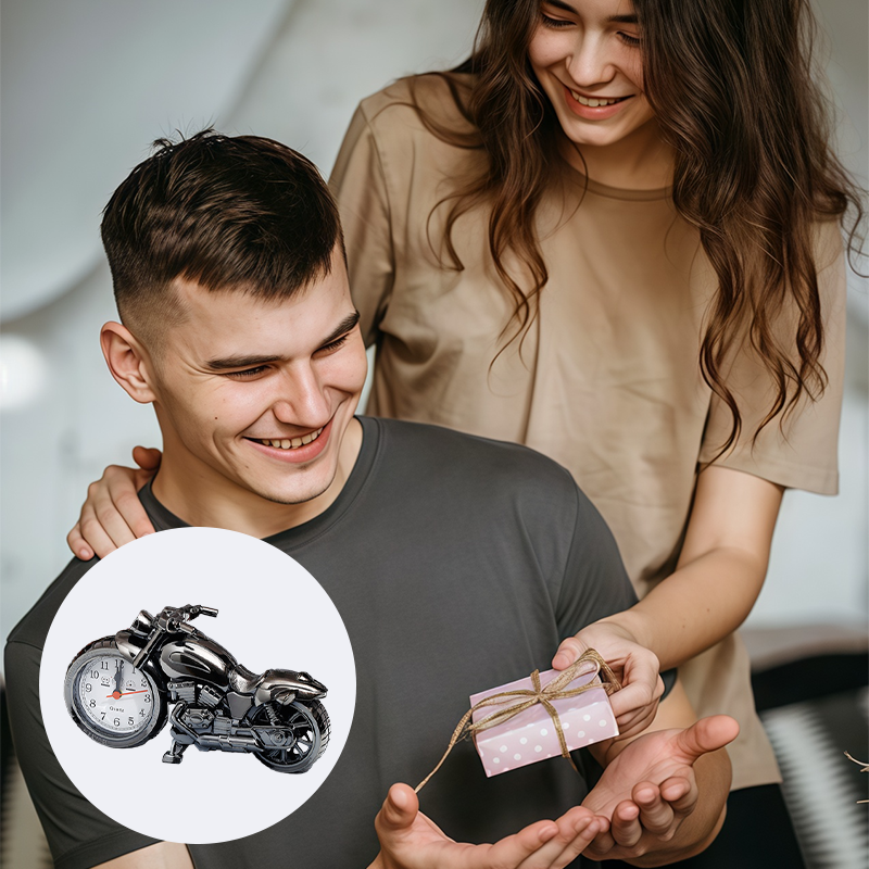 Kul vekkerklokke i motorsykkelstil for perfekt punktlighet - Lamylie