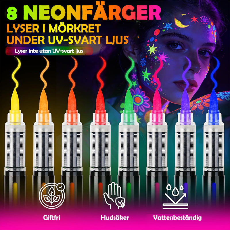 Illumina ogni spazio con una straordinaria body art al neon che cattura l’attenzione - Lamylie